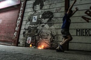 Maradona, siempre en la memoria de todos (Fuente: Bernardino Avila)