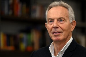 Tony Blair en Gaza (Fuente: EFE)