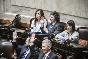 La trastienda de la Asamblea Legislativa que proclamó a Javier Milei como presidente (Fuente: Sandra Cartasso)