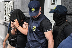Dos detenidos acusados de extorsión en Rosario (Fuente: Sebastián Granata)