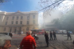 Incendio en el Hospital Santa Lucía