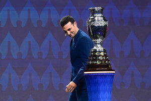 Se sorteó la Copa América y sigue la incógnita sobre el futuro de Scaloni (Fuente: AFP)