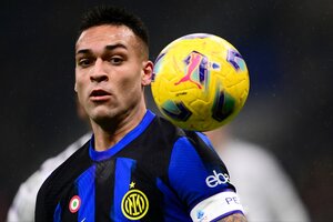 Serie A de Italia: Lautaro Martínez, golazo y figura en Inter (Fuente: AFP)