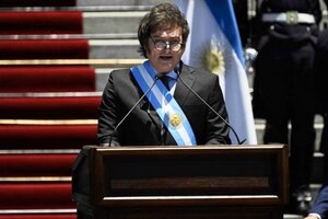 Asunción presidencial: el texto completo del discurso de Javier Milei (Fuente: AFP)