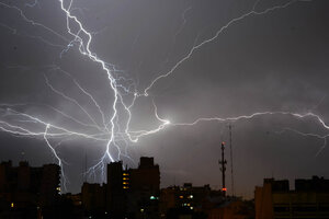 Buenos Aires y otras 4 provincias en alerta amarilla por tormentas fuertes y granizo (Fuente: Télam)