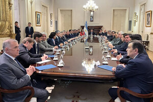 Choque de posturas en la cumbre de gobernadores con Javier Milei en Casa Rosada (Fuente: Presidencia)