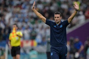 Lionel Scaloni fue elegido como "mejor entrenador de seleccionados nacionales" de 2023 (Fuente: AFP)