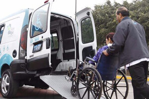 Paro de transportistas de personas con discapacidad: reclaman una actualización de los aranceles 