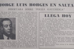 Borges en Salta (Fuente: Archivo Histórico Provincial)