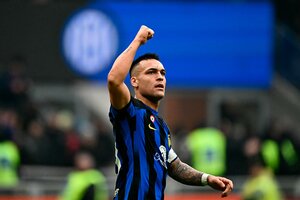 Serie A: Lautaro Martínez volvió con gol en el Inter (Fuente: AFP)