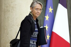 Francia: renunció la primera ministra Élisabeth Borne (Fuente: AFP)