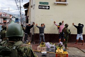 Qué sucede en Ecuador hoy: el pedido del presidente Noboa al crimen organizado y la conferencia de las Fuerzas Armadas (Fuente: AFP)
