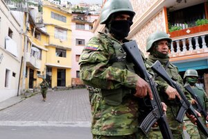 Qué significa la declaración de conflicto armado interno en Ecuador (Fuente: AFP)