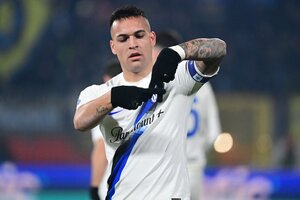 Serie A de Italia: Dos goles de Lautaro mantienen puntero al Inter (Fuente: AFP)