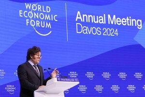 El discurso completo de Javier Milei en el Foro de Davos (Fuente: NA)