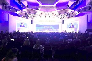 Javier Milei, el foro de Davos y el juego de las sillas (vacías) (Fuente: Twitter)