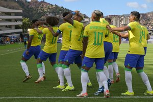 Preolímpico de Venezuela: Brasil debutó con un opaco 1 a 0 ante Bolivia 