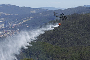 Incendio en los cerros de Bogotá: ya se consumieron 12 hectáreas de bosques (Fuente: EFE)