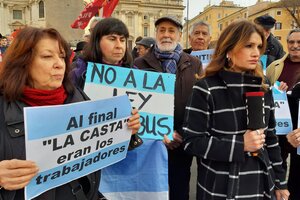 Apoyos internacionales al paro contra las medidas de Javier Milei
