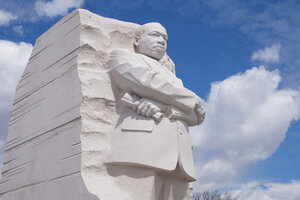 Monumento homenaje al invaluable Martin Luther King Jr.
