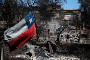 Incendios en Chile: los que buscan levantarse de las cenizas (Fuente: AFP)