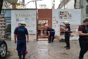 Caballito: dos muertos tras el derrumbe en una obra en construcción