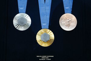 Las medallas olímpicas tendrán hierro de la Torre Eiffel (Fuente: AFP)