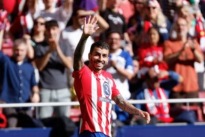 Liga de España: Doblete de Ángel Correa para la goleada del Atlético (Fuente: AFP)