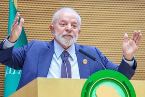Israel declaró "persona no grata" a Lula por calificar de "genocidio" la guerra en Gaza (Fuente: AFP)
