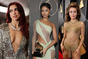Premios Grammy 2024: los mejores looks de la alfombra roja (Fuente: AFP)