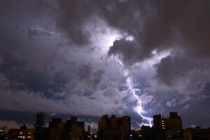 Alerta por tormentas fuertes y granizo para Buenos Aires y otras 10 provincias (Fuente: Télam)