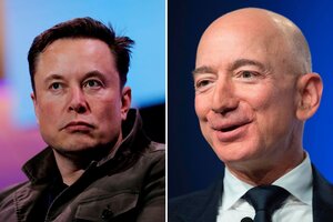 Jeff Bezos superó a Elon  Musk y es el hombre más rico del mundo (Fuente: NA)