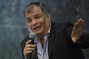 Rafael Correa: "La izquierda latinoamericana no enfrenta a los partidos de derecha sino a sus medios de comunicación" (Fuente: EFE)