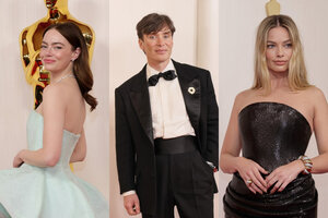 Premios Oscar 2024: los mejores looks de la alfombra roja (Fuente: AFP)