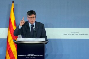 Carles Puigdemont será candidato en las elecciones de Cataluña (Fuente: EFE)