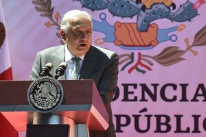 López Obrador respondió a los insultos de Javier Milei (Fuente: AFP)