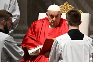 El Papa Francisco renunció a presidir el Vía Crucis  (Fuente: AFP)