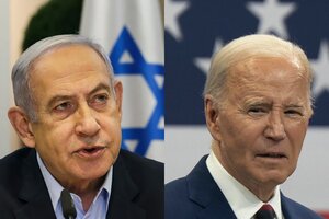 Biden le pidió a Netanyahu un alto al fuego en Gaza