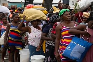 Algo de ayuda para Haití (Fuente: EFE)