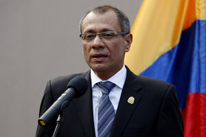 Ecuador: el Jorge Glas fue hospitalizado en plena crisis diplomática con México (Fuente: EFE)