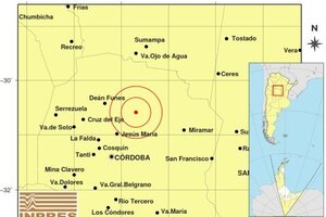 Un fuerte sismo se sintió en el noreste de Córdoba