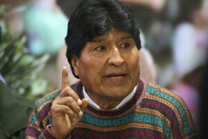 Evo Morales denunció un intento de proscribirlo (Fuente: EFE)
