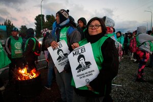 Bariloche: CGT y ATE protestan contra las políticas de ajuste de Milei