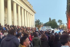 La marcha en Bahía Blanca 