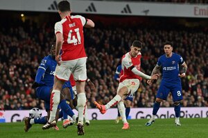Los goles de la histórica paliza de Arsenal a Chelsea en el clásico de Londres (Fuente: AFP)