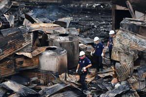Al menos 10 muertos por un incendio en un hotel en Brasil (Fuente: NA)