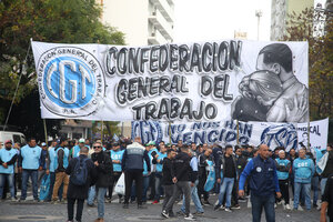 La marcha de la CGT en rechazo al ajuste de Javier Milei
