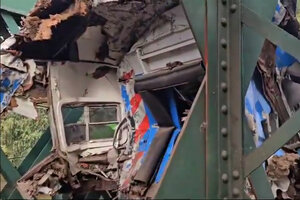 Choque en el tren San Martín: así fue el operativo de rescate a los pasajeros heridos (Fuente: Captura de vídeo )