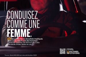 "Conduzca como una mujer": la razón de esta campaña de seguridad vial en Francia