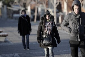 Frío polar: alerta por bajas temperaturas en Buenos Aires y Córdoba